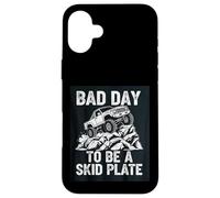 Carcasa para iPhone 16 Plus Un Mal día para ser un patín, Todoterreno, 4x4, Humor