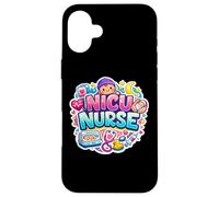 Carcasa para iPhone 16 Plus Unidad de cuidados intensivos neonatales de enfermería de la UCIN Enfermera Bebés Lindos