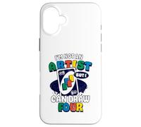 Carcasa para iPhone 16 Plus Uno - No Soy un Artista Pero Puedo Dibujar Cuatro