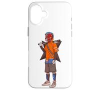 Carcasa para iPhone 16 Plus Urban Japanese Anime Devil Masked Read The Bat Warrior