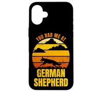 Carcasa para iPhone 16 Plus Usted me Tuvo en Pastor alemán Perro de pastoreo