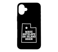 Carcasa para iPhone 16 Plus Utah Make Antelope an Island Again Great Salt Lake