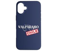 Carcasa para iPhone 16 Plus Valparaiso Chile Arte Vintage - Recuerdo de Viaje Sudamérica