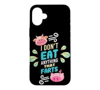 Carcasa para iPhone 16 Plus Vegano Vegetariano Planta Amor Sin Carne Dieta Ética Herbívoro