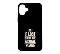 Carcasa para iPhone 16 Plus Ventiladores de proyección Astral Viaje Espiritual Fuera del Cuerpo Cósmico