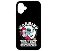 Carcasa para iPhone 16 Plus Viaje de Padre e Hija en Progreso Nepal Travel Matching