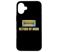 Carcasa para iPhone 16 Plus Vídeo Drop Box Return by Noon Retro Movie Video Store