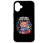 Carcasa para iPhone 16 Plus Video Gaming Just One More Game Gaming Red Panda