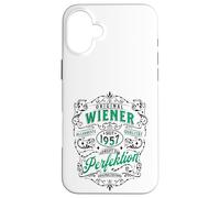 Carcasa para iPhone 16 Plus Vienés Original año de Nacimiento 1957 Vienés