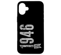Carcasa para iPhone 16 Plus Vintage 1946 Edición Limitada Born In 1946 80th B-Day Retro