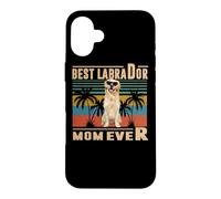 Carcasa para iPhone 16 Plus Vintage Best Dog Mom Ever Labrador Retriever Mothers Day