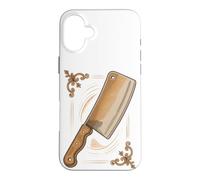Carcasa para iPhone 16 Plus Vintage Butcher Cleaver Meat Cutter Retro Shop
