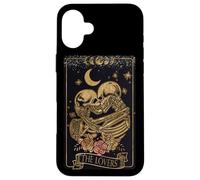 Carcasa para iPhone 16 Plus Vintage Goth Tarot Card The Lovers Dark Academia Aesthetic