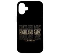 Carcasa para iPhone 16 Plus Vintage Highland Park Illinois