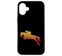 Carcasa para iPhone 16 Plus Vintage Horse Rider Girl 80s Hunter Jumper