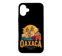 Carcasa para iPhone 16 Plus Vintage Oaxaca México Travel Souvenir Monumento Regalo
