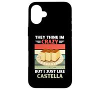 Carcasa para iPhone 16 Plus Vintage Piensan Que Estoy Loco Pero Me Gusta Castella Lover