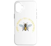 Carcasa para iPhone 16 Plus Vintage Retro Save The Bees Honeybee Bee Kind to Everyone