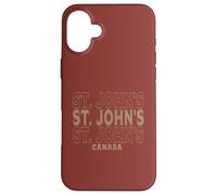 Carcasa para iPhone 16 Plus Vintage St. John's Canadá