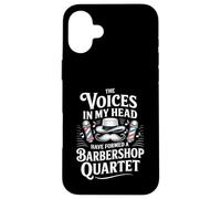 Carcasa para iPhone 16 Plus Voices In My Head Formed A Barbershop Quartet -