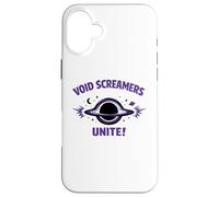Carcasa para iPhone 16 Plus Void Screamers Unite Funny Space