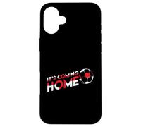 Carcasa para iPhone 16 Plus Volviendo a casa Bandera de Inglaterra Jugador de Fút