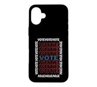 Carcasa para iPhone 16 Plus Vote Red White Blue Retro Voter Voting Election 2026