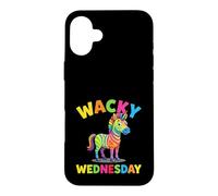 Carcasa para iPhone 16 Plus Wacky Wednesday Niños y Maestros | Mismatch Day Spirit Week