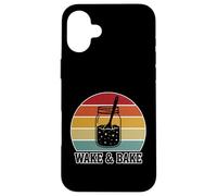 Carcasa para iPhone 16 Plus Wake and Bake - Divertido diseño de panadería Retro para Hornear Masa Madre