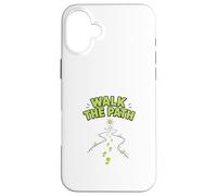 Carcasa para iPhone 16 Plus Walk The Path Diseño de motivación de Viaje Personal