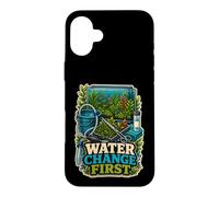 Carcasa para iPhone 16 Plus Water Change First Cuidado Acuario