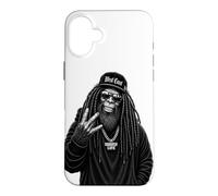 Carcasa para iPhone 16 Plus West Coast Sasquatch Rapero Urban Street Style Bigfoot