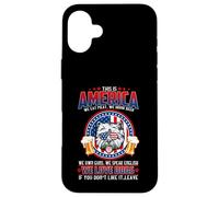 Carcasa para iPhone 16 Plus Westie Dog This America We Love Dogs Patriotic 4th of July