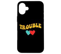 Carcasa para iPhone 16 Plus Where i go Trouble Follows Couple