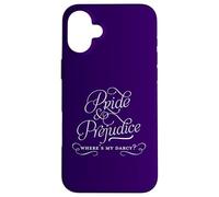 Carcasa para iPhone 16 Plus Where's My Darcy? Jane Austen/Orgullo y prejuicio
