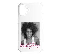 Carcasa para iPhone 16 Plus Whitney Houston Retrato en Escala de Grises