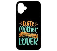 Carcasa para iPhone 16 Plus Wife Mother Coffee Lover Funny Mother's Day Coffee For Mom