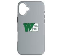 Carcasa para iPhone 16 Plus William Smith College Heron's WS Monograma Logo - HWSC