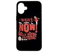 Carcasa para iPhone 16 Plus Willy Wonka and The Chocolate Factory I Want It Now