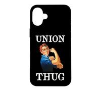 Carcasa para iPhone 16 Plus Womens Girls Rosie The Riveter Pro Union Thug