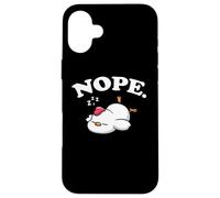 Carcasa para iPhone 16 Plus Womens Kids Boys Funny Hen Kawaii Nope Chicken Lover