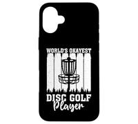 Carcasa para iPhone 16 Plus World'S Okayest Disc Golf Player - Funny Disc Golf Lovers