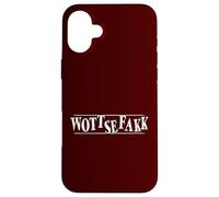 Carcasa para iPhone 16 Plus Wottsefakk WTF What The Fuck Declaración Política