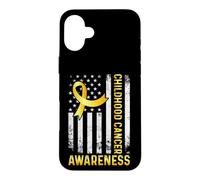 Carcasa para iPhone 16 Plus Yellow Childhood Cancer Awareness For Men Women Kids tee