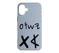 Carcasa para iPhone 16 Plus Yeshua Aleph TAV Jesús Primero Último en Paleo Hebreo (Negro)