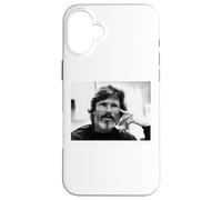 Carcasa para iPhone 16 Plus Yo y Bobby Mcgee Cantante Kris Kristofferson en 1982