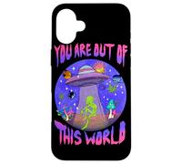 Carcasa para iPhone 16 Plus You Are Cosmic Alien UFO Diseño Gráfico