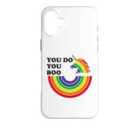 Carcasa para iPhone 16 Plus You Do You Boo Unicorn Rainbow Pride LBGT Gay Pride LGBTQ