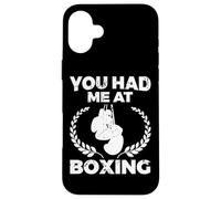 Carcasa para iPhone 16 Plus You Had Me At Boxing Self-Defense