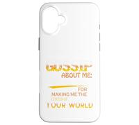 Carcasa para iPhone 16 Plus You Who Gossip About Me Funny Adult Hilarious Friend Gift
